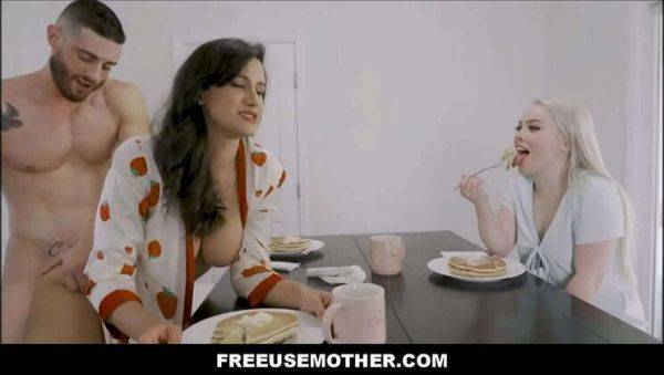 Hot MILF Threesome with Haley Spades and Penny Barber - Free Use Family Fun at Breakfast - xxxfiles.com on systemporn.com