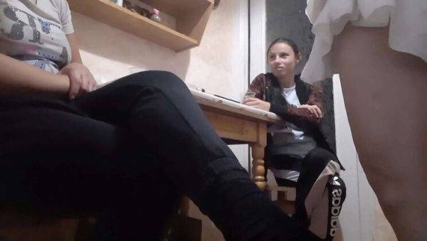 Lesbian Girls Dirty Talk & Pussy Cum - Wet Kitchen Orgasm - xxxfiles.com on systemporn.com