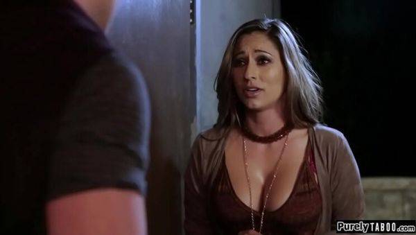 Busty MILF Reena Sky Seduces Naive Man with Clairvoyant Charm - Big Tits, Blowjob, and Hairy Pussy Action - porntry.com on systemporn.com