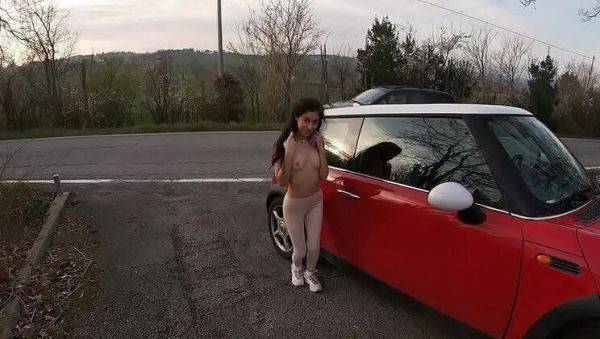 Risky Outdoor Threesome with Italian Teens Melody, Shane & Sissi - Public Sex During Quarantine! - xxxfiles.com - Italy on systemporn.com