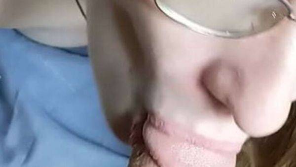 Tattooed Brunette PAWG Sucks and Swallows Big Dick - xxxfiles.com on systemporn.com