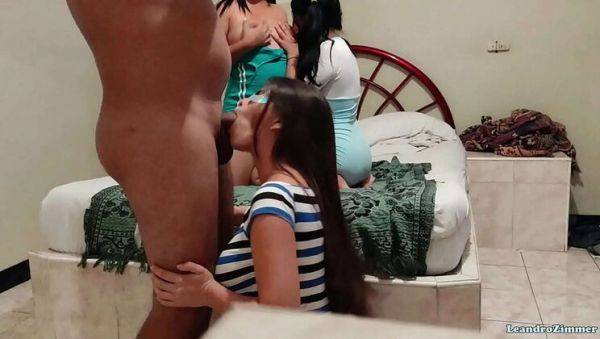 Wife Surprises Me with Lesbian Sleepover Orgy - Homemade Foursome with Big Ass Brunettes - veryfreeporn.com on systemporn.com