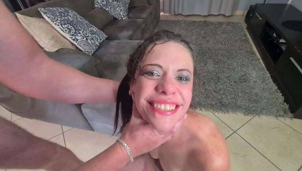 Petite Princess Mia Gets Rough Face Fuck and Degraded by Domslutfucker - porntry.com on systemporn.com