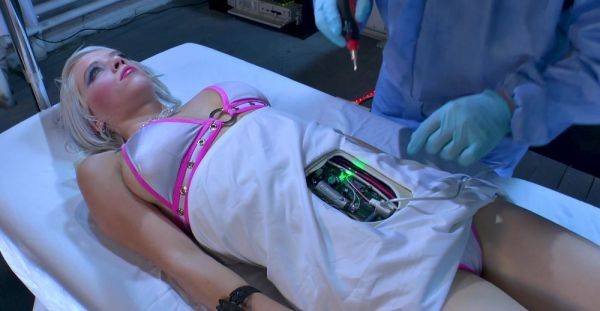 Busty blonde Android female gets loudly fucked - alphaporno.com on systemporn.com