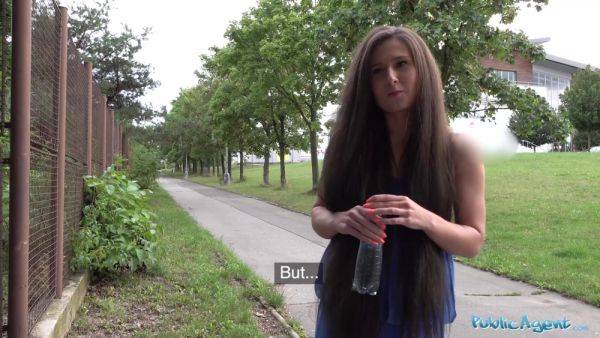 Gets Her Tiny Ass Covered In Cum - Lara Fox - videohdzog.com on systemporn.com