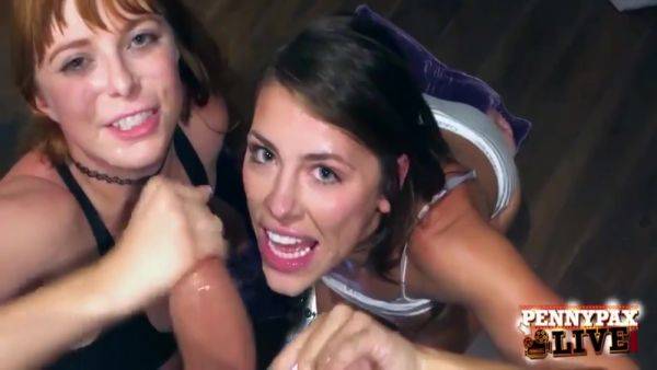 Pov Sensation Team Up To Sizzle Alex Legends Cock In A Steamy Double Bj! - hclips.com on systemporn.com