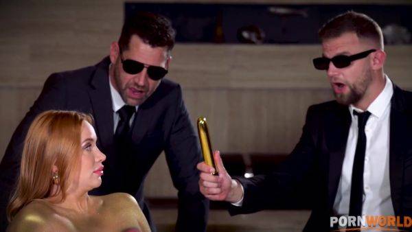 Secret Agents DP Redhead Superhero Kiara Lord After She Sucks Them Both Off GP2600 - hotmovs.com on systemporn.com