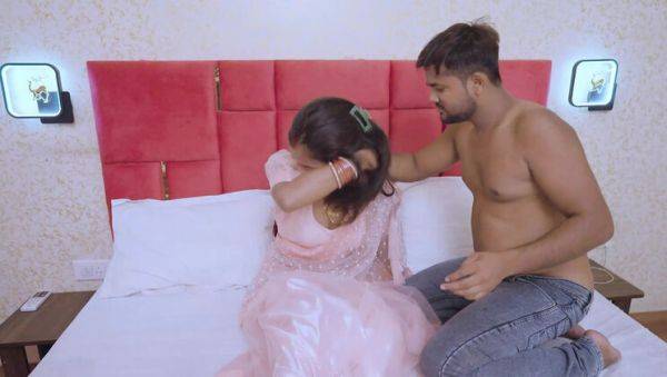 Desi Bhabhi First Night Hot Sex with Husband in Hindi 4K - porntry.com - India on systemporn.com