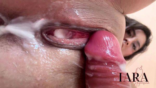 Iara Sanchez Creampie - Latina Solo Masturbation Orgasm with Big Dildo - porntry.com on systemporn.com