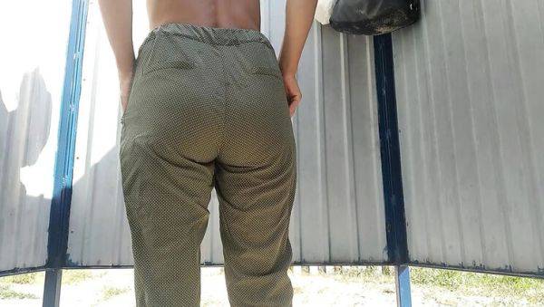 SexyAnka Tanned Slim MILF Hairy Pussy Beach Locker Room Panties Change - porntry.com - Ukraine on systemporn.com