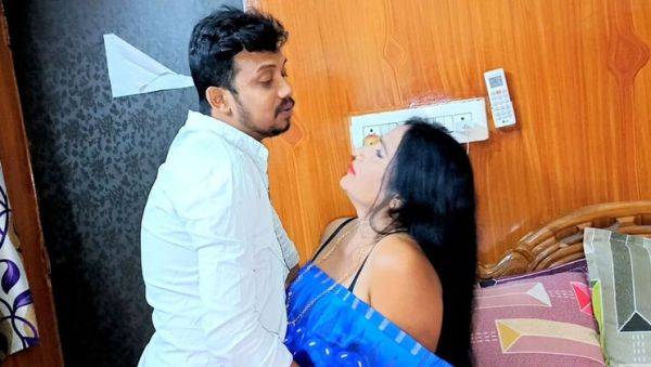 Hot Indian Boy Fucks Step Mom in Bedroom While She's Working - xxxfiles.com - India on systemporn.com