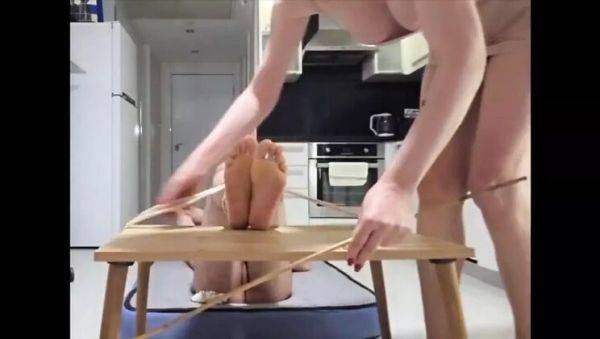 Mistressrola Punishes Disobedient Servant With Foot Torture & BDSM - veryfreeporn.com on systemporn.com