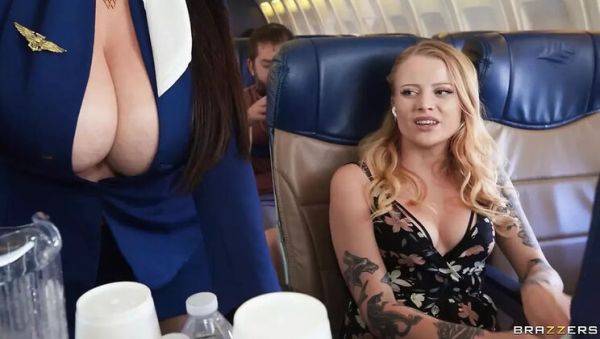 Flight Attendant Angela White Fucks Hard Part 2 Brazzers - porntry.com - Britain on systemporn.com