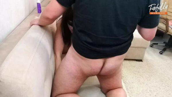 Wife Shares with Friend - MFM Threesome, Double Blowjob & Double Creampie Full Scene - porntry.com on systemporn.com