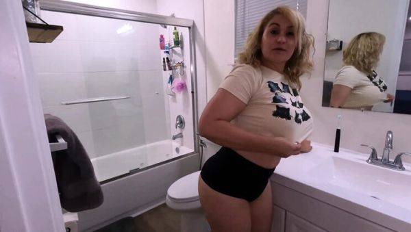 Amateur Latina MILF Gets Fucked Hard in Bathroom - Homemade POV Sex Tape - xxxfiles.com - Usa - Spain - Colombia on systemporn.com