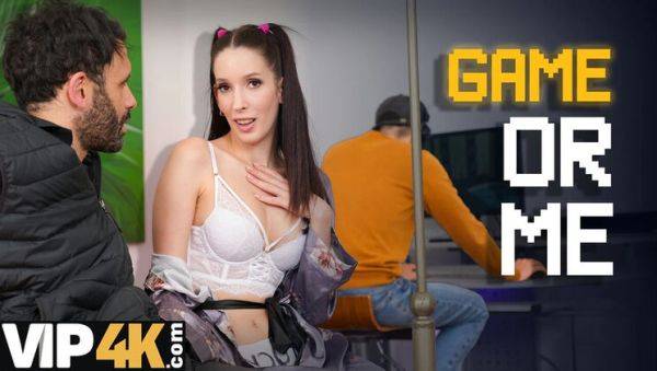Daddy Fucks Gamer Girl Crazy Sex - Hot Brunette Cheating on Boyfriend - veryfreeporn.com - Britain on systemporn.com