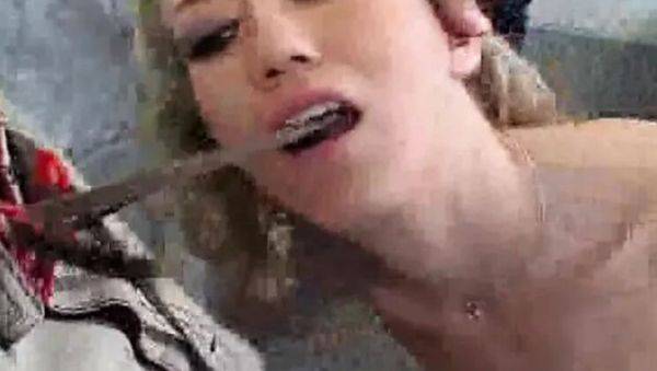 Stunning Blonde MILF Alana Evans Takes Hard Anal Creampie in Stockings - veryfreeporn.com - Britain on systemporn.com