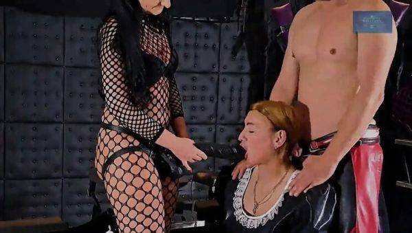 Sissy Slave Monique Punished By Bi Domme Couple - Hardcore BDSM & Anal Fucking - veryfreeporn.com - Germany on systemporn.com