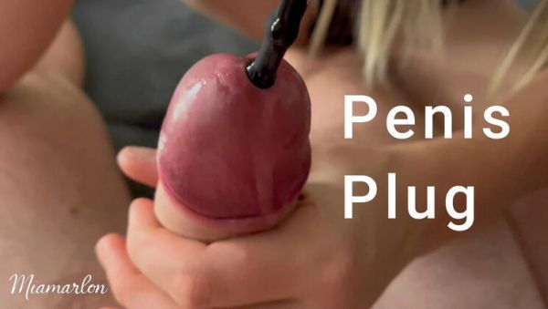 Hot Blonde Stepsister Gives Intense Urethral Penis Plug Handjob and Massive Cumshot - porntry.com - Britain - Italy on systemporn.com