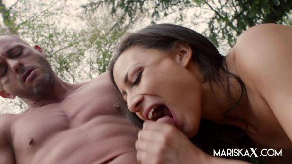 Ass Fucked In The Backyard With Dorian Del Isla, Cassie Del Isla And Mariska X - upornia.com on systemporn.com