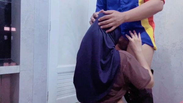 Indonesian Hijab Teen Fucked Hard in Public Toilet - Homemade HD - porntry.com - Malaysia - Indonesia on systemporn.com