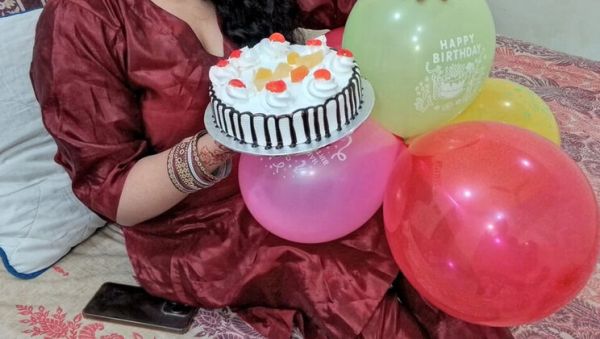 Indian Sis-in-Law Birthday Sex with Hindi Audio - QueenbeautyQB Big Tits, Blowjob, Creampie - porntry.com - India on systemporn.com