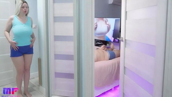 Stepdad Caught by Busty Blonde Stepdaughter Masturbating in Bedroom - Part 5 - veryfreeporn.com - Russia on systemporn.com