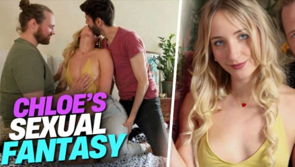 Chloe Chevalier Double Penetration Fantasy - Hot Blonde German Amateur Fucked Hard by 2 Guys - veryfreeporn.com - Britain - Germany on systemporn.com