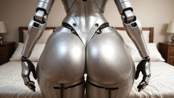 Curvy AI Sex Robot Rides Huge Cock and Takes a Creampie - Hot 3D Hentai Test - xxxfiles.com - Britain on systemporn.com