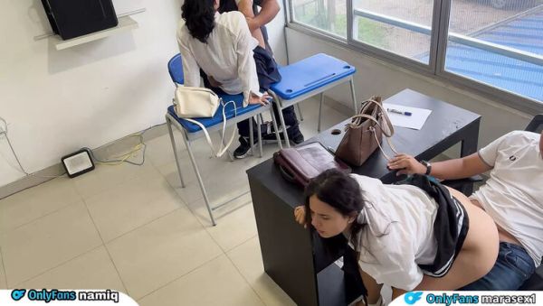 Classroom Sex with Teacher - Student Fucks Hot Colombian MILF in POV Creampie - veryfreeporn.com - Colombia on systemporn.com