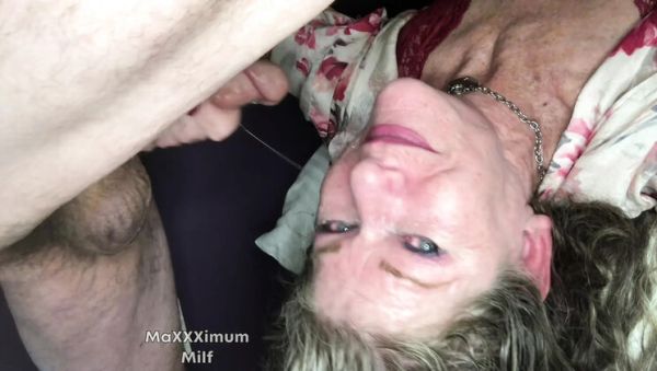 Granny GILF Throat Fuck Blowjob on Table - MaXXXimumMilf Deep Throat Swallow - porntry.com - Usa on systemporn.com