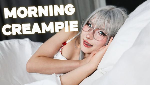 Petite Asian Teen with Braces Morning Creampie - Real Homemade Sex - porntry.com - Russia on systemporn.com
