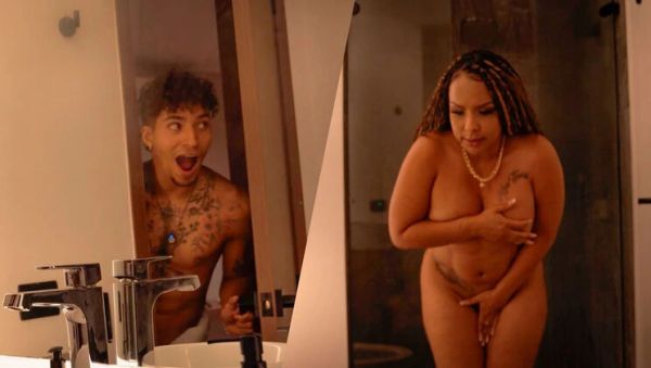 Stepmom Kataleya Gil Naked Shower Fuck By Stepson Thiago Lopez - Big Tits Latina MILF Rough Doggy Style - porntry.com - Spain - Colombia on systemporn.com
