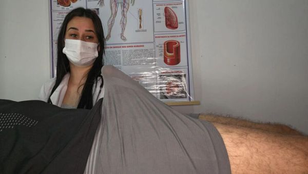 Nurse Jennyferpimenta Faces Patient's Huge Erection in Hospital Handjob - veryfreeporn.com - Portugal on systemporn.com