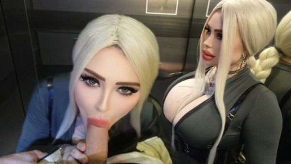 Public Elevator Fuck with Busty Russian MILF Peach Bitch - Hardcore Anal & Blowjob in Risky Entrance Sex - veryfreeporn.com - Russia - Belarus on systemporn.com