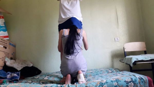 Home Alone Lesbian Seduction: My Boyfriend's MILF Mom Licked My Pussy Under Skirt - veryfreeporn.com on systemporn.com