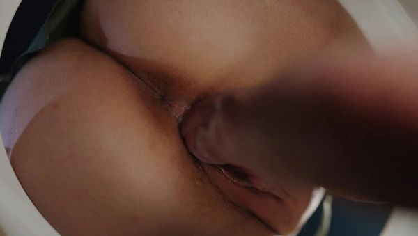 Leana Lovings Nerdy Glasses Girl Wrecked by Huge Monster Cock in Toilet BDSM Bondage - veryfreeporn.com - Britain on systemporn.com