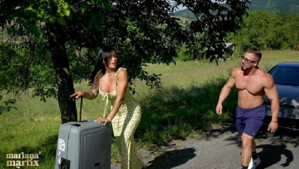 Big Ass Latina Mariana Martix Fucked Hard by Muscular Italian Man Outdoor - veryfreeporn.com - Spain - Italy - Colombia on systemporn.com