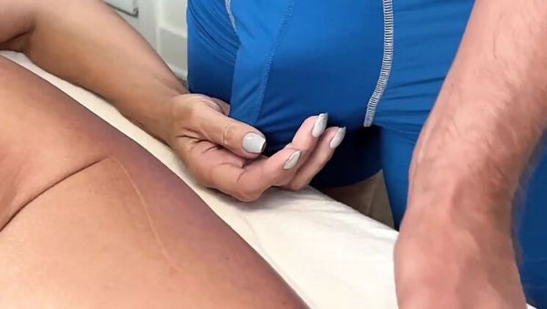 Big Tits Blonde MILF Bianca Jaguar Gets Massage Happy Ending with Big Cock Sucking and Fucking - porntry.com on systemporn.com