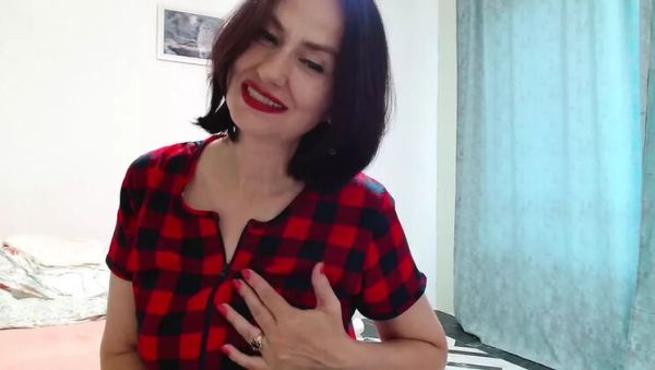 Amateur MILF Angela Lady's Big Natural Tits & Moans Lead to Orgasm Under Table POV - porntry.com - Russia on systemporn.com