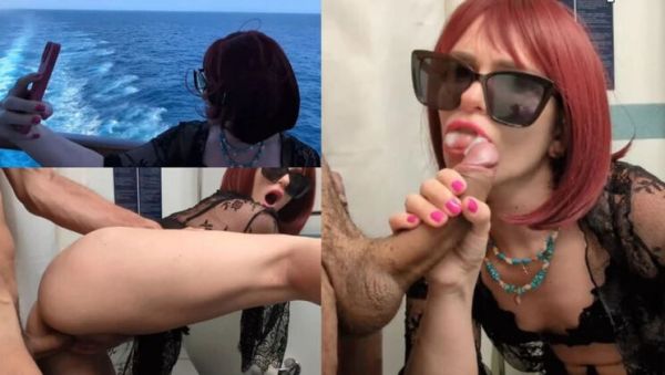 Public Toilet Blowjob on Boat - Italian MILF Deep Throat and Cum in Mouth - veryfreeporn.com - Italy on systemporn.com