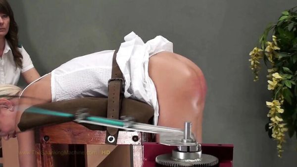 Blonde Teen Lola Spanked Hard by Machine - Ass Whipping Punishment - xxxfiles.com - Germany on systemporn.com