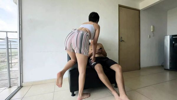 My Big Ass Latina Stepsister Wants My Huge Cock - Teen Blowjob in Spanish - xxxfiles.com - Usa - Spain on systemporn.com