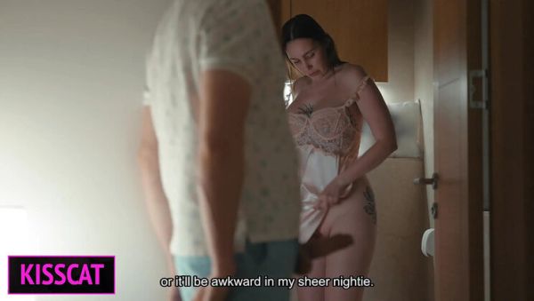 Step Mom and Step Son Share Hotel Bed - Forbidden Taboo Sex Unfolds - veryfreeporn.com on systemporn.com