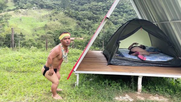 Indian teen Julianaburning gets horny seeing MILF Chiky's ass in forest, fucks her hard outdoor - xxxfiles.com - Spain - India on systemporn.com