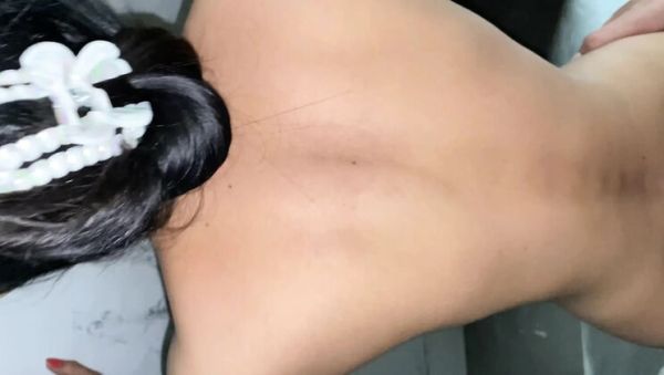 Desi Girlfriend Bathroom Fuck and Pee Fun with Desifilmy45 - porntry.com - India on systemporn.com