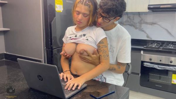 Step Sister Gabriela Wish Fucks Me Hard After Homework Help - Rough Anal & Cum In Mouth - porntry.com - Colombia on systemporn.com