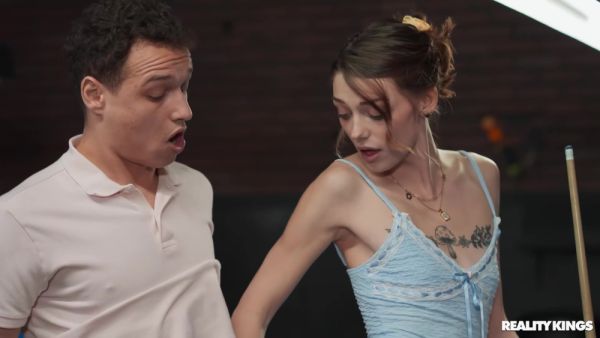 Bends Over Over The Pool Table And Fucks Her With Shrooms Q And Johnny Love - upornia.com on systemporn.com