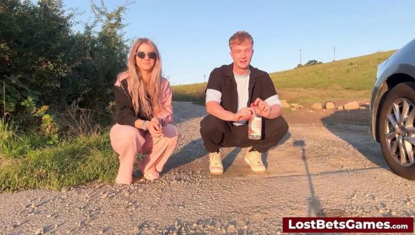 Amateur Teen POV: Lost Bet Bottle Flip Game Leads to Hot Blowjob & Handjob Action - porntry.com - Britain on systemporn.com