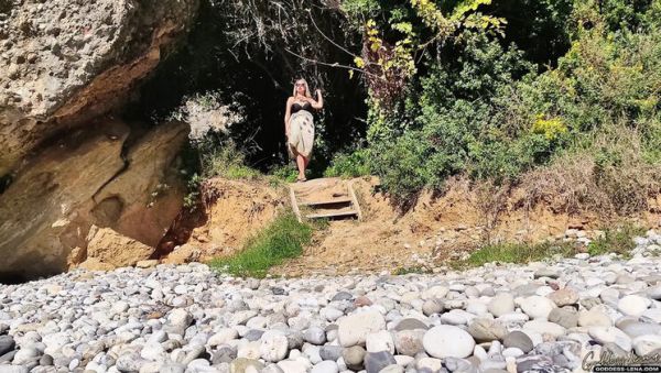 Amateur MILF Goddess Lena Naked Beach Masturbation with Big Natural Tits & Foot Fetish - veryfreeporn.com - North Korea on systemporn.com